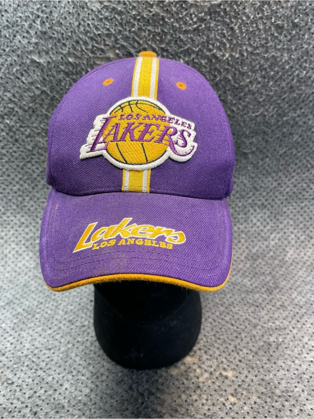 Vintage NBA LA Lakers Purple Yellow Hat One Size Men’s